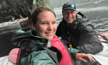 Doubtful Sound Kayak office and stores manager, Nadine 